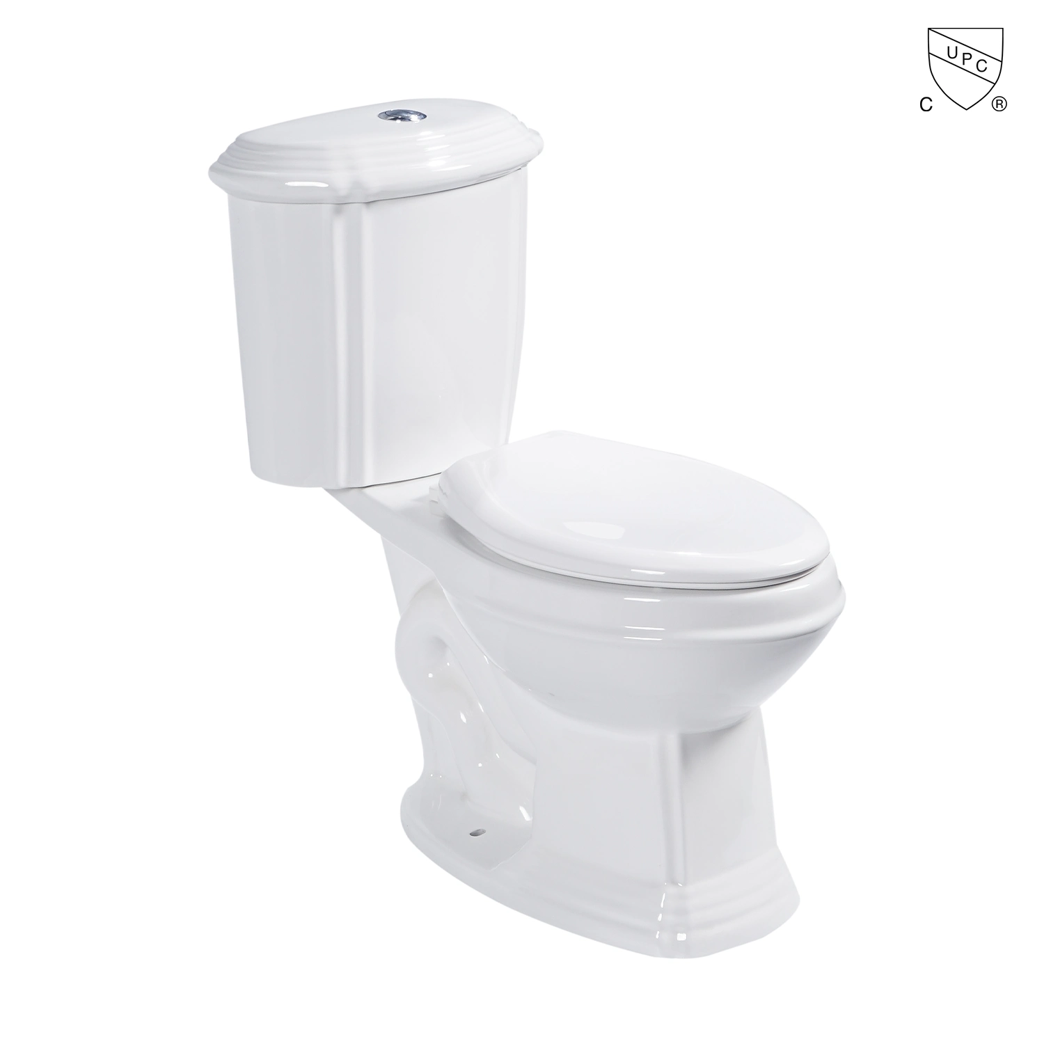 cupc two piece toilet MA-9939, traditional elongated two piece toilet